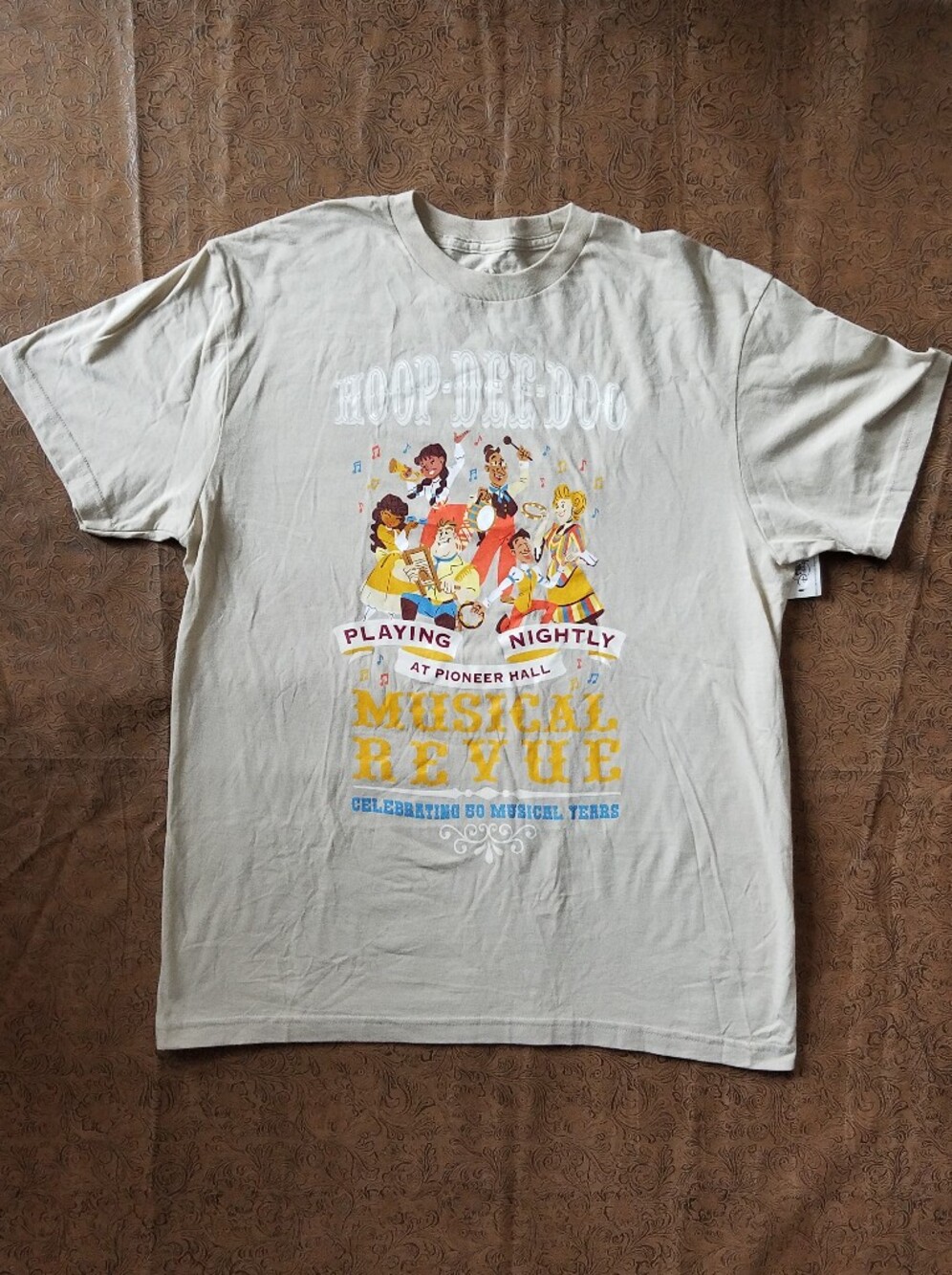 NWT Disney Hoop-Dee-Doo Musical Revue 50th Anniversary Shirt Men Large World
